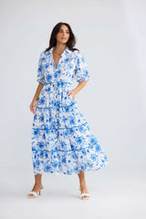 Rachel Maxi Dress - Blue Bliss