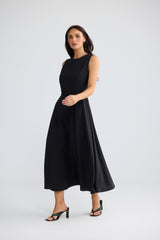 Ren Midi Dress - Black