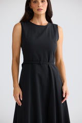Ren Midi Dress - Black