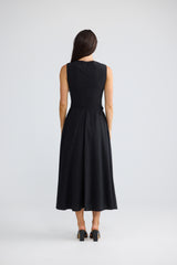 Ren Midi Dress - Black