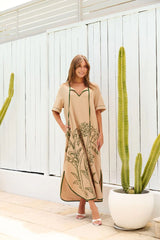Eva Dress - Casa Palma Embroidered