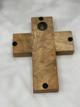 Mati Evil Eye Wooden Cross