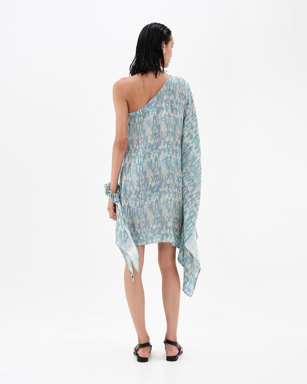 Scaled Up Vision One-Shoulder Dress by Ioanna Kourbela