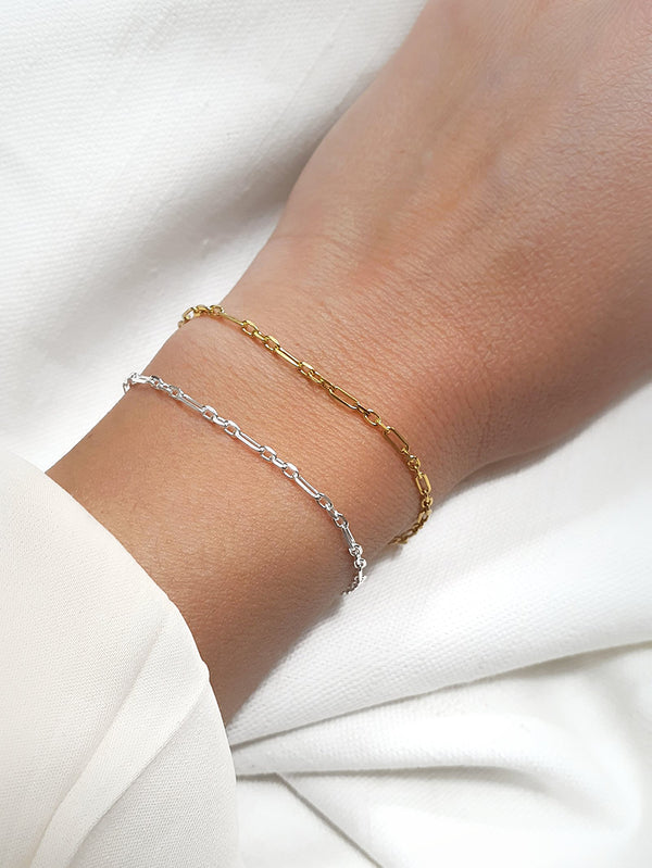 Gold or Silver Chain Bracelet