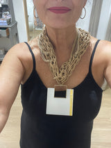 Naoussa white necklace by Katerina Vassou