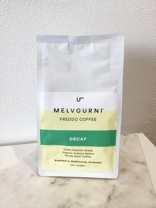 MELVOURNI ORGANIC DECAF FREDDO COFFEE - 250GM