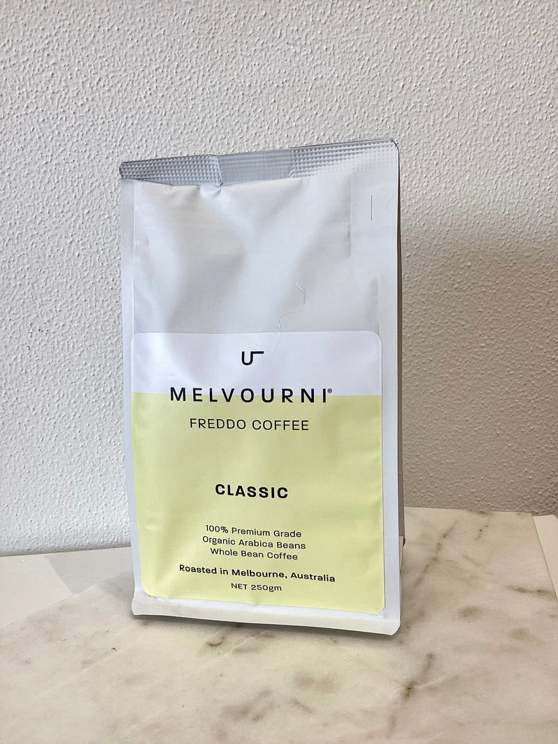 MELVOURNI ORGANIC CLASSIC FREDDO COFFEE - 250GM